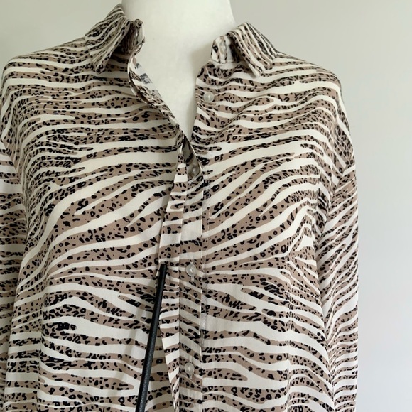 Abstract Animal Print Shirt - Picture 5 of 12